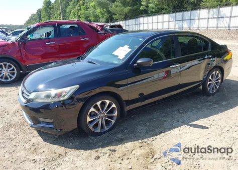 2015 Honda Accord Sport from USA, damaged, VIN 1HGCR2F54FA065813